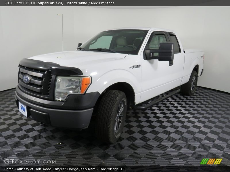 Oxford White / Medium Stone 2010 Ford F150 XL SuperCab 4x4