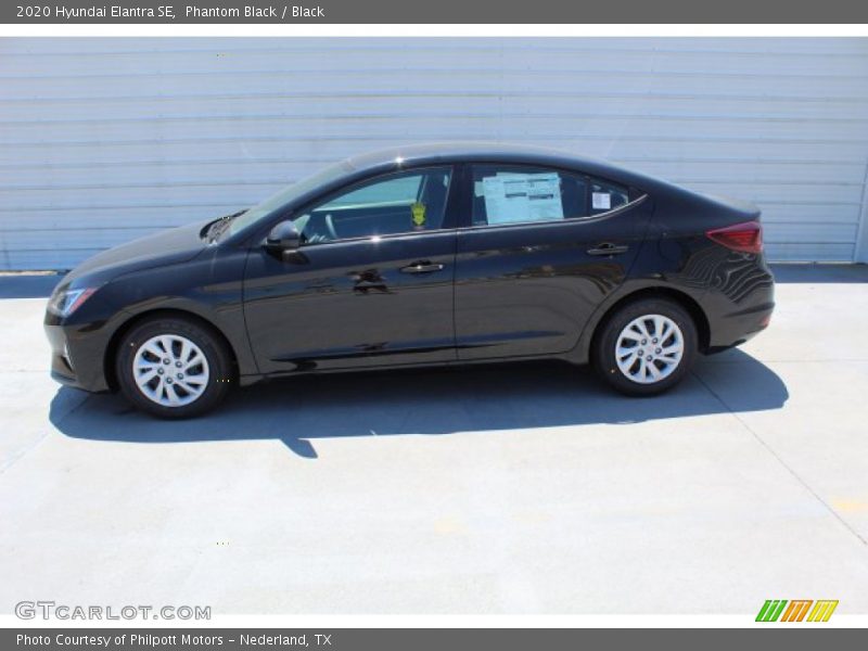 Phantom Black / Black 2020 Hyundai Elantra SE