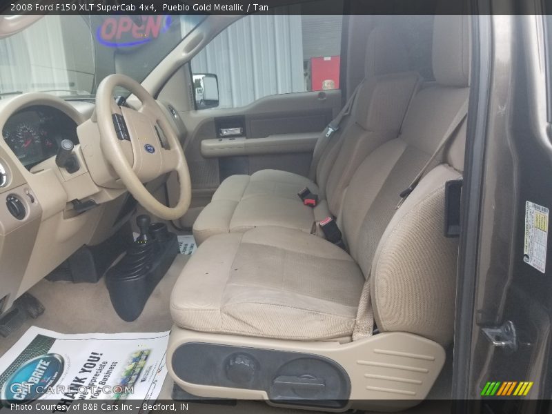 Pueblo Gold Metallic / Tan 2008 Ford F150 XLT SuperCab 4x4