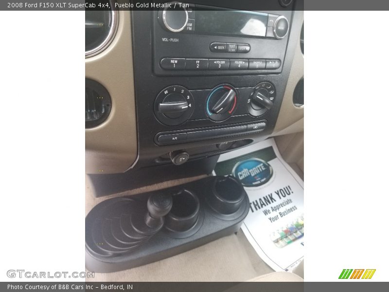 Pueblo Gold Metallic / Tan 2008 Ford F150 XLT SuperCab 4x4