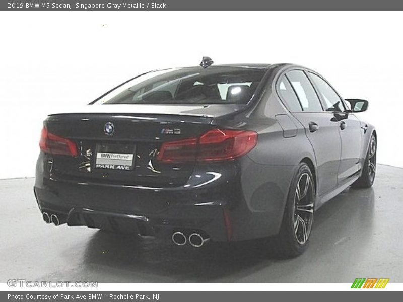Singapore Gray Metallic / Black 2019 BMW M5 Sedan