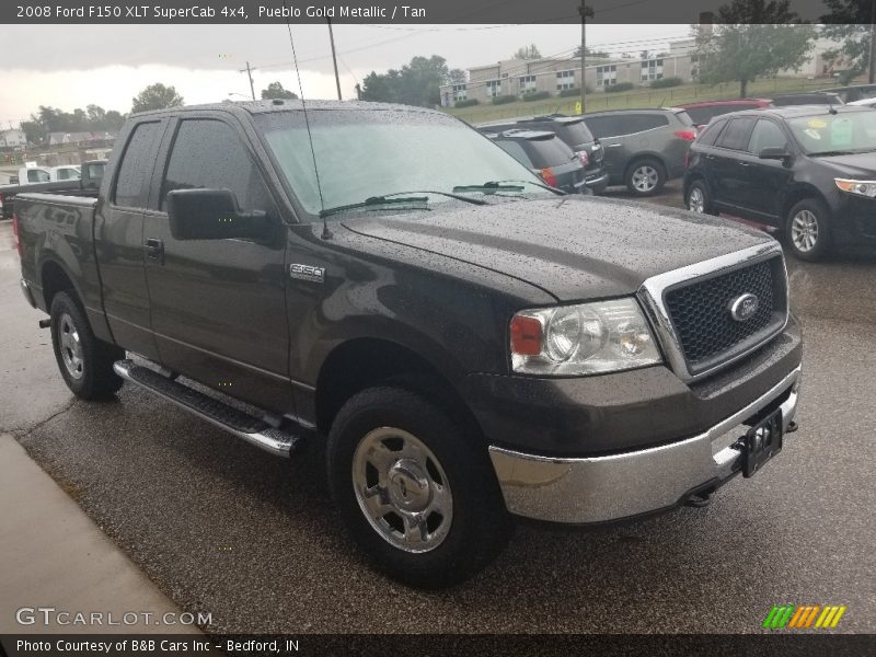 Pueblo Gold Metallic / Tan 2008 Ford F150 XLT SuperCab 4x4