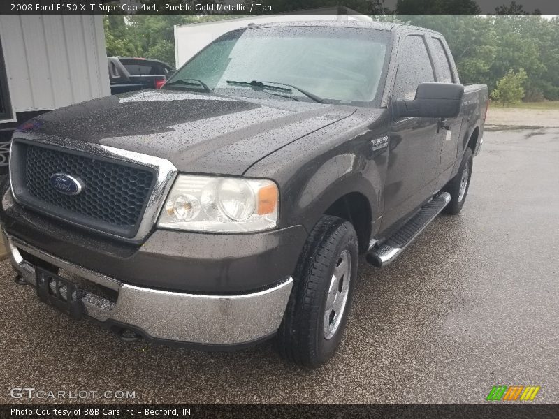 Pueblo Gold Metallic / Tan 2008 Ford F150 XLT SuperCab 4x4