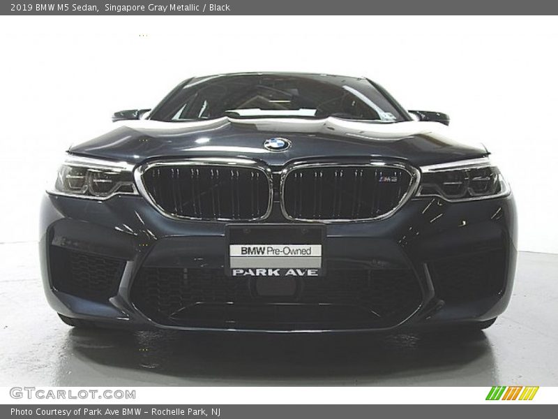 Singapore Gray Metallic / Black 2019 BMW M5 Sedan