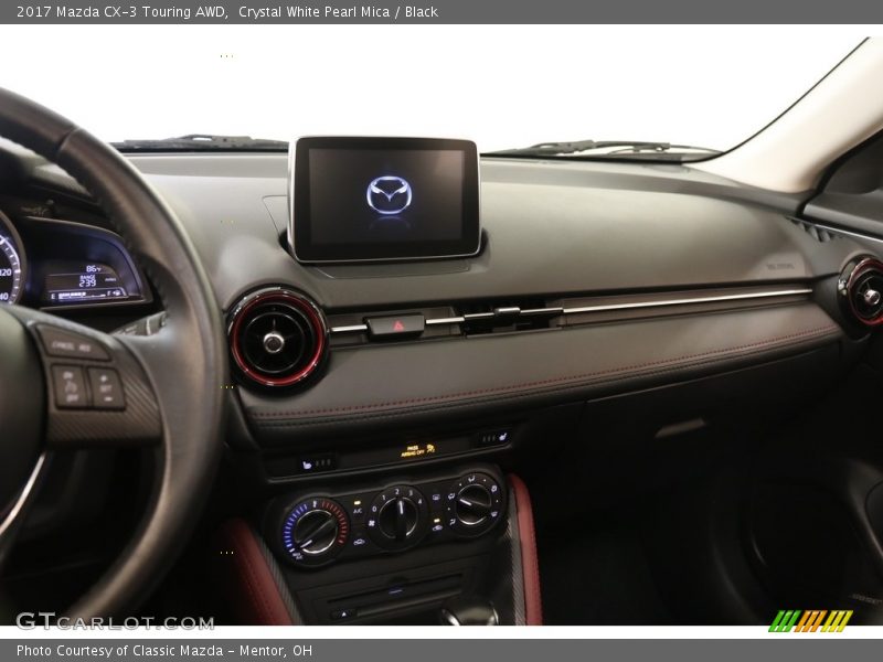 Crystal White Pearl Mica / Black 2017 Mazda CX-3 Touring AWD