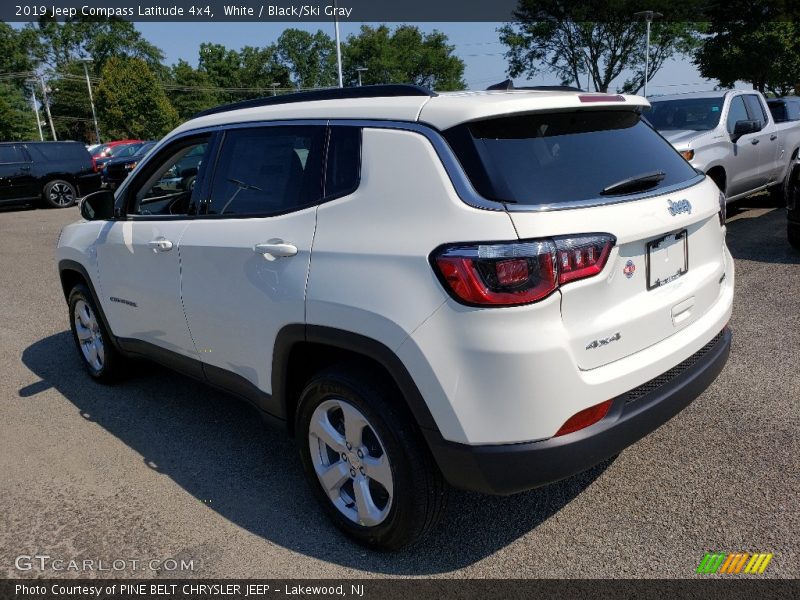 White / Black/Ski Gray 2019 Jeep Compass Latitude 4x4