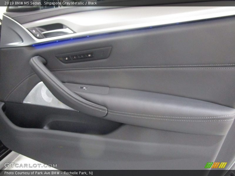 Singapore Gray Metallic / Black 2019 BMW M5 Sedan