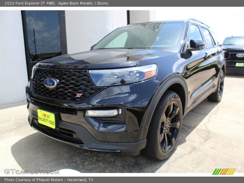 Agate Black Metallic / Ebony 2020 Ford Explorer ST 4WD