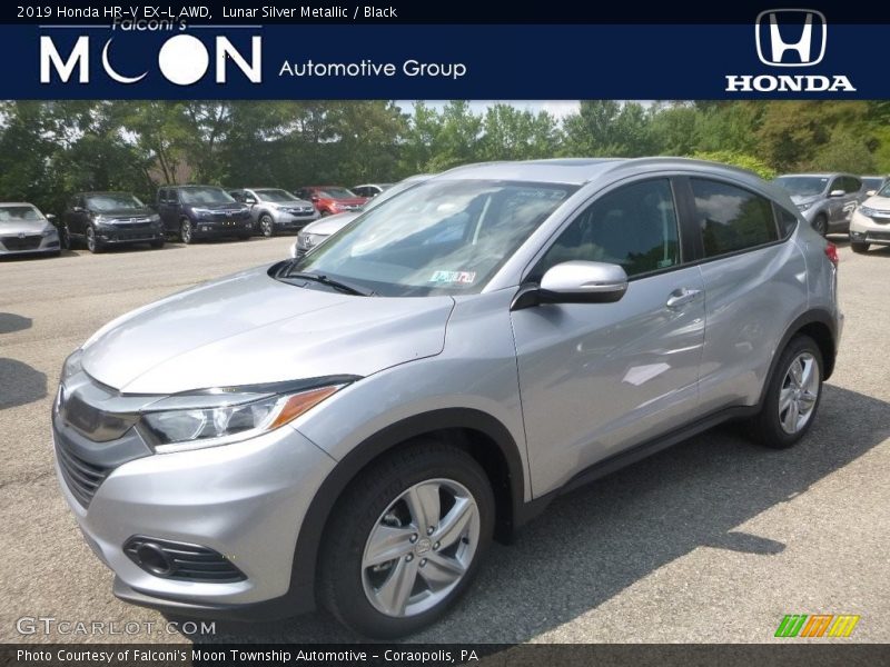 Lunar Silver Metallic / Black 2019 Honda HR-V EX-L AWD