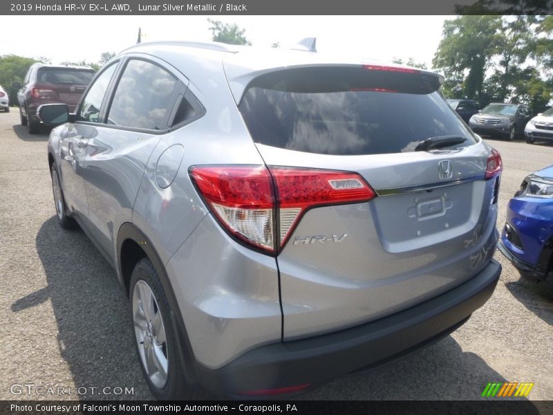 Lunar Silver Metallic / Black 2019 Honda HR-V EX-L AWD