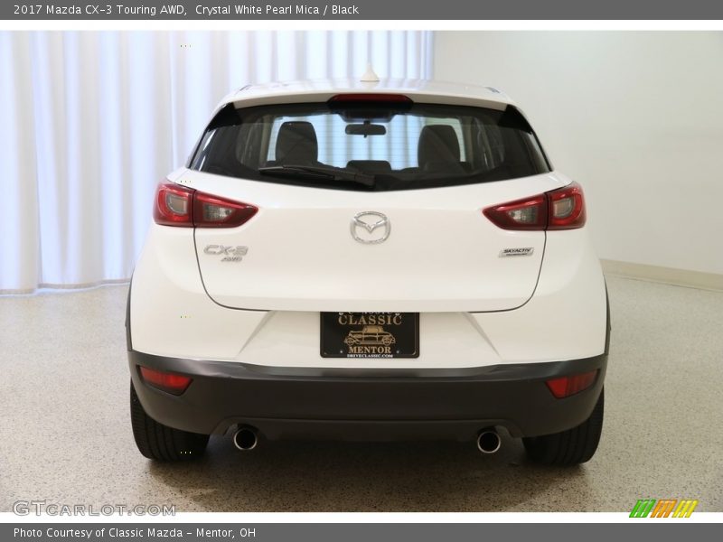 Crystal White Pearl Mica / Black 2017 Mazda CX-3 Touring AWD