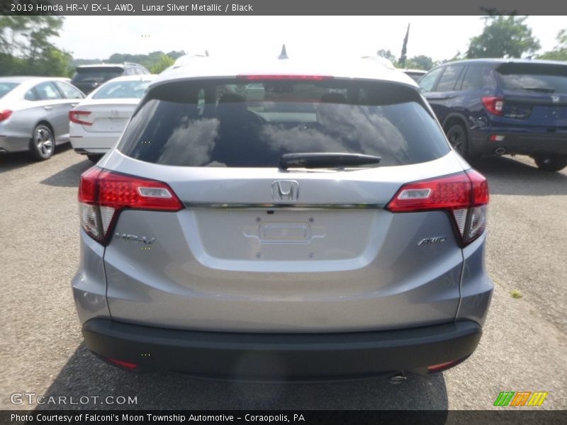 Lunar Silver Metallic / Black 2019 Honda HR-V EX-L AWD
