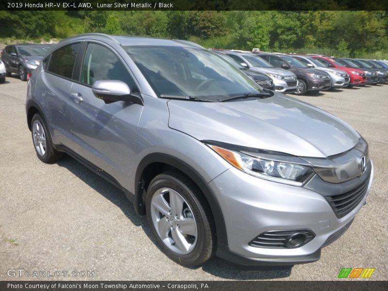 Lunar Silver Metallic / Black 2019 Honda HR-V EX-L AWD