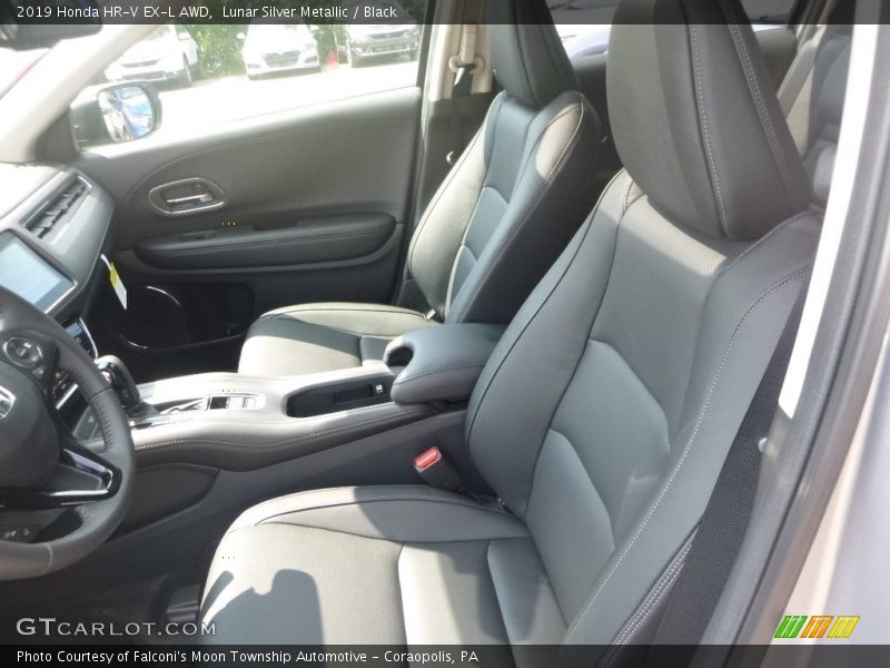 Lunar Silver Metallic / Black 2019 Honda HR-V EX-L AWD