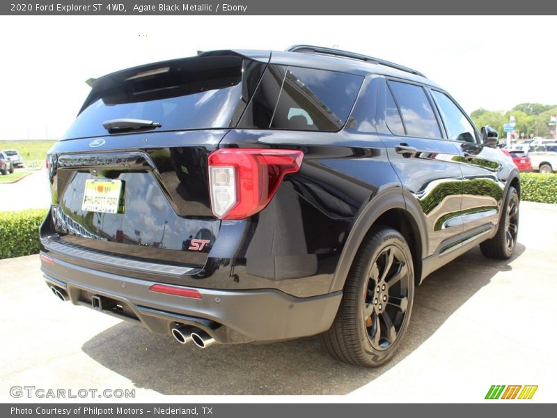 Agate Black Metallic / Ebony 2020 Ford Explorer ST 4WD