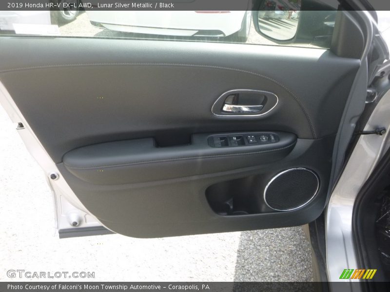 Lunar Silver Metallic / Black 2019 Honda HR-V EX-L AWD