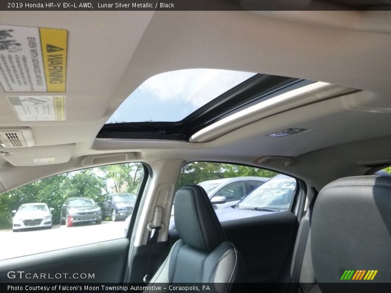 Lunar Silver Metallic / Black 2019 Honda HR-V EX-L AWD