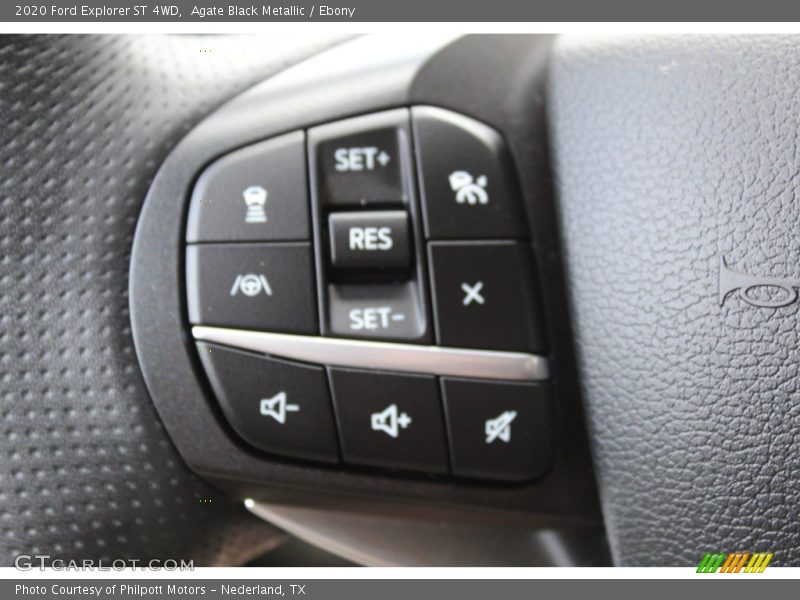 Agate Black Metallic / Ebony 2020 Ford Explorer ST 4WD