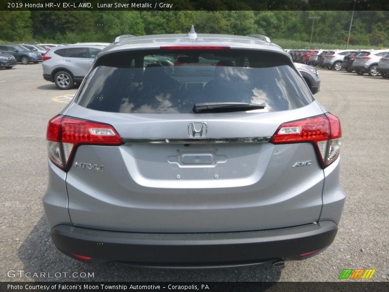Lunar Silver Metallic / Gray 2019 Honda HR-V EX-L AWD