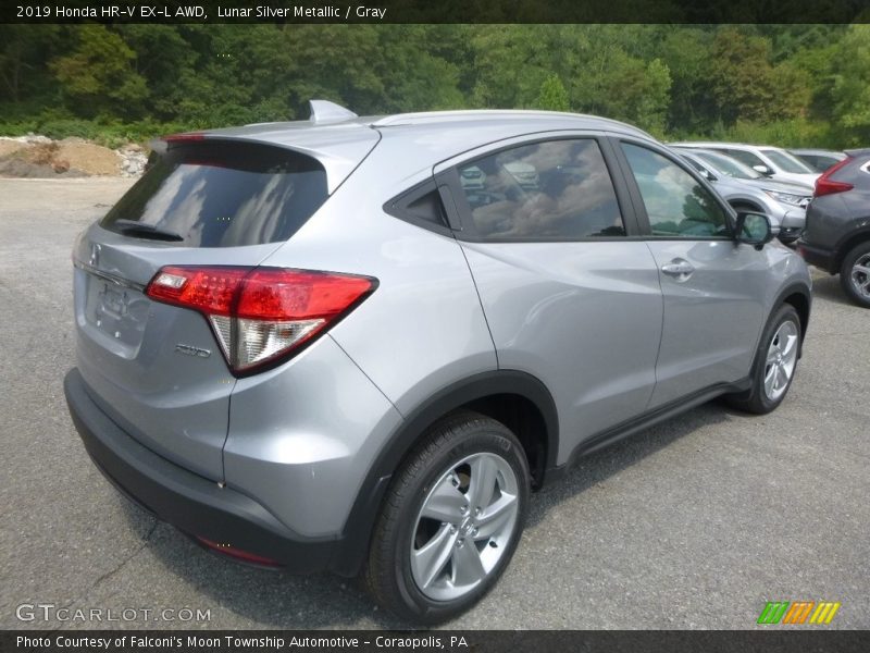 Lunar Silver Metallic / Gray 2019 Honda HR-V EX-L AWD