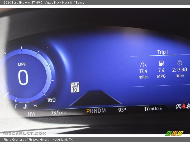 Agate Black Metallic / Ebony 2020 Ford Explorer ST 4WD