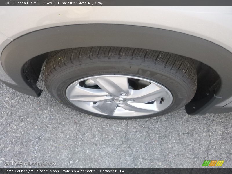 Lunar Silver Metallic / Gray 2019 Honda HR-V EX-L AWD