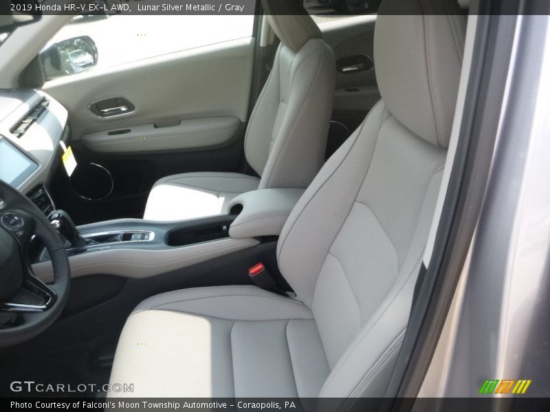 Lunar Silver Metallic / Gray 2019 Honda HR-V EX-L AWD