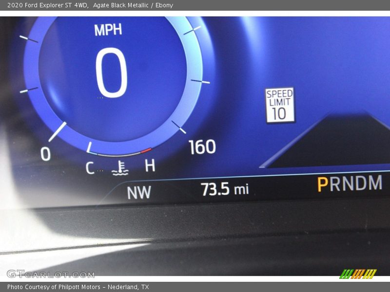 Agate Black Metallic / Ebony 2020 Ford Explorer ST 4WD