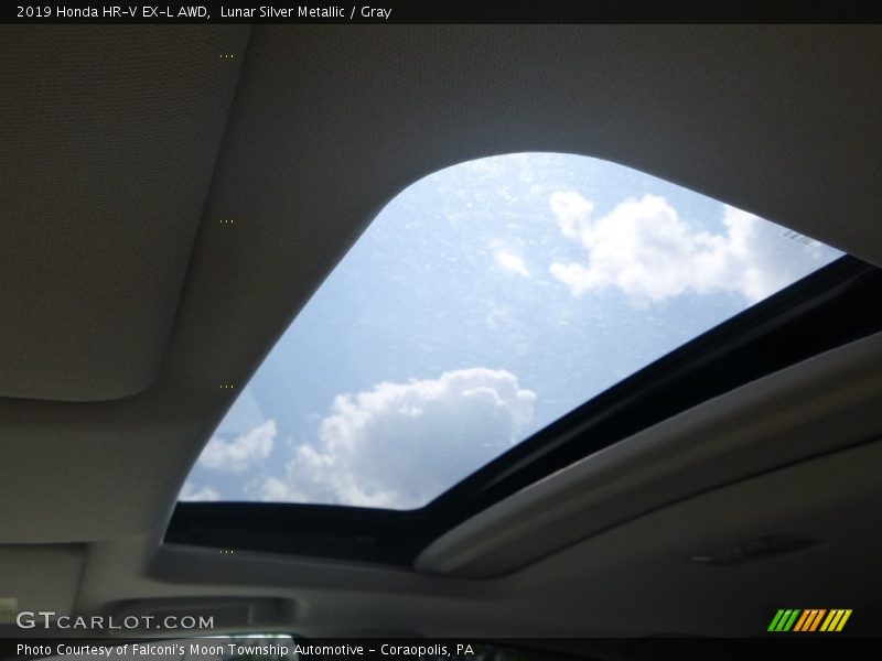 Lunar Silver Metallic / Gray 2019 Honda HR-V EX-L AWD