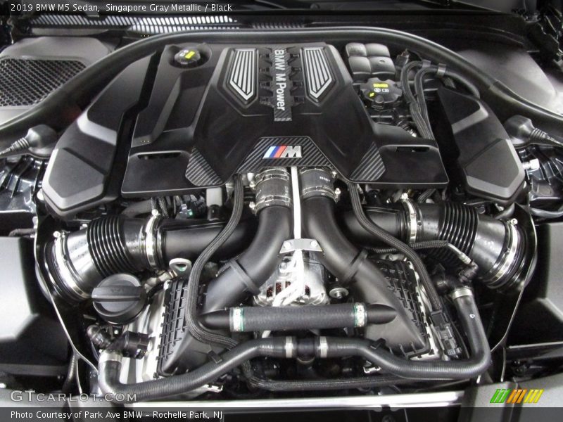 Singapore Gray Metallic / Black 2019 BMW M5 Sedan