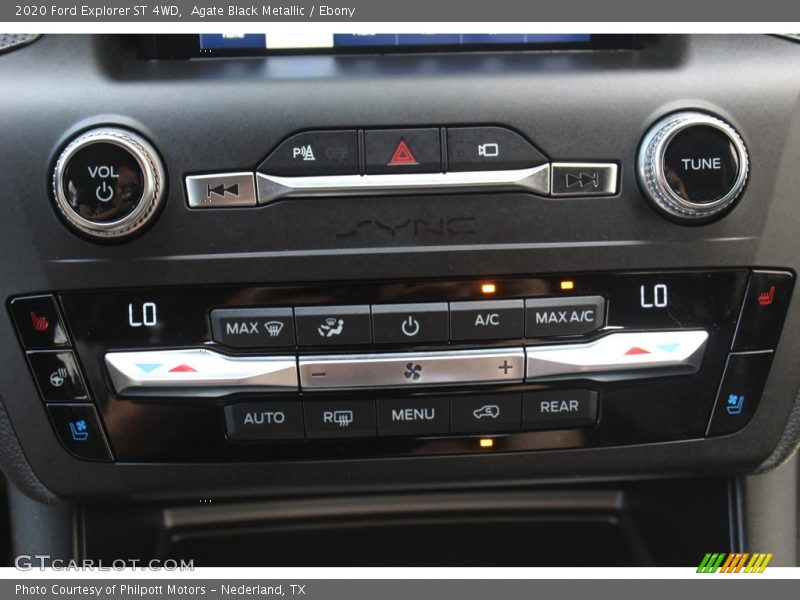 Agate Black Metallic / Ebony 2020 Ford Explorer ST 4WD