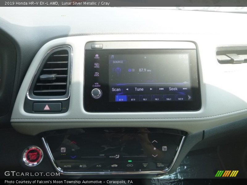 Lunar Silver Metallic / Gray 2019 Honda HR-V EX-L AWD
