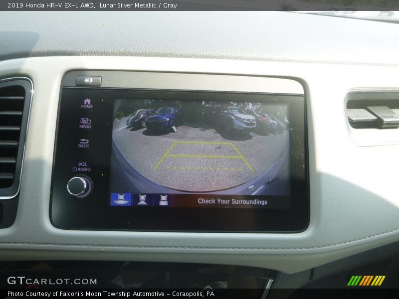 Lunar Silver Metallic / Gray 2019 Honda HR-V EX-L AWD