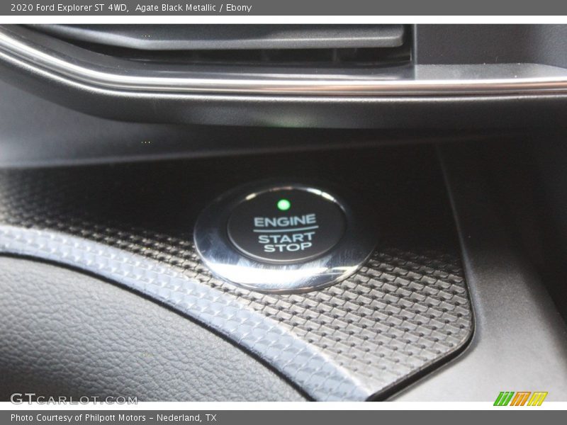 Agate Black Metallic / Ebony 2020 Ford Explorer ST 4WD