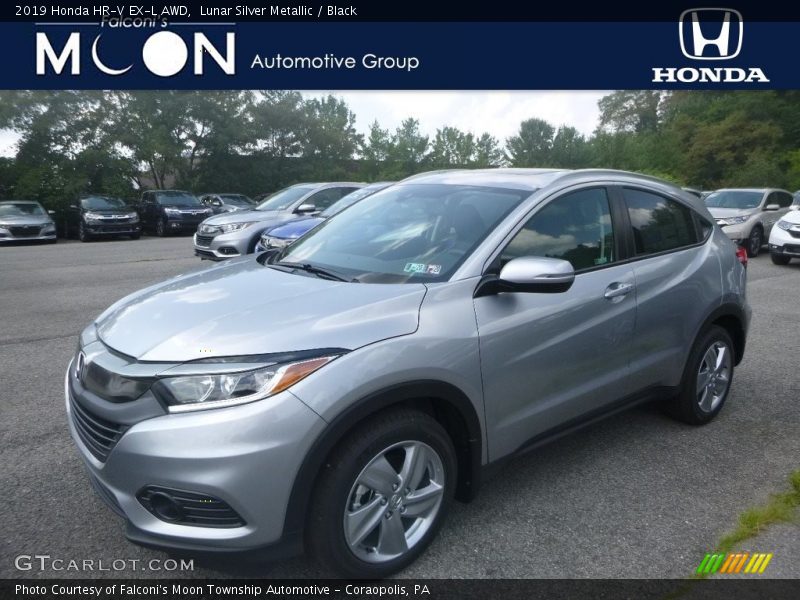 Lunar Silver Metallic / Black 2019 Honda HR-V EX-L AWD