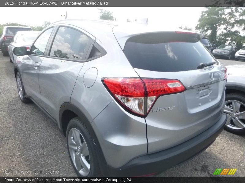 Lunar Silver Metallic / Black 2019 Honda HR-V EX-L AWD