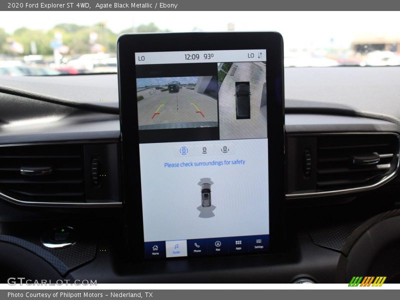 Agate Black Metallic / Ebony 2020 Ford Explorer ST 4WD