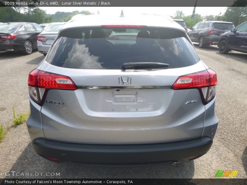 Lunar Silver Metallic / Black 2019 Honda HR-V EX-L AWD