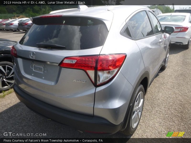 Lunar Silver Metallic / Black 2019 Honda HR-V EX-L AWD