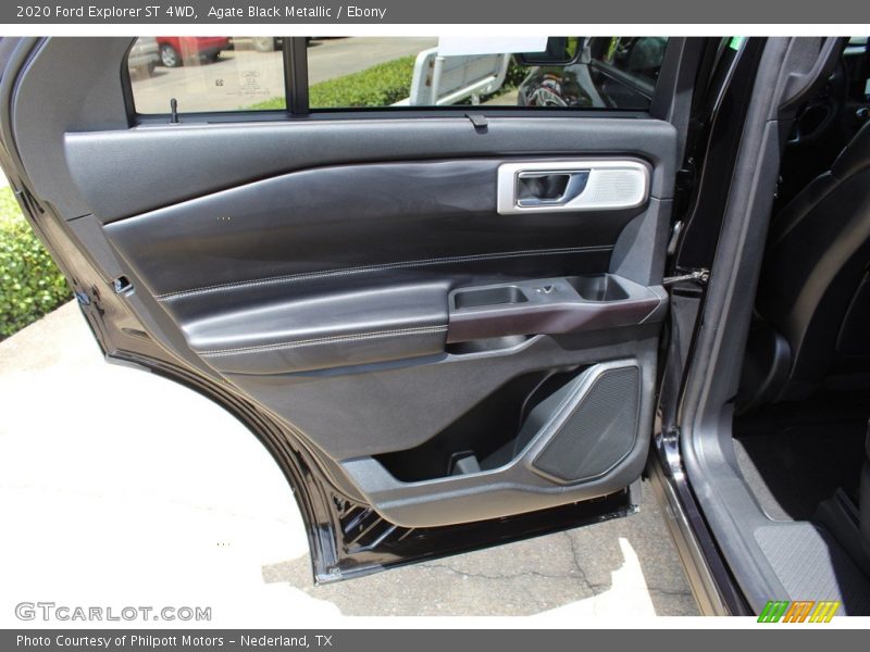 Agate Black Metallic / Ebony 2020 Ford Explorer ST 4WD