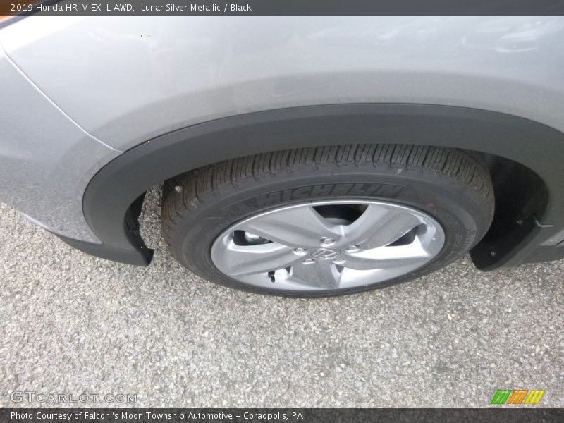 Lunar Silver Metallic / Black 2019 Honda HR-V EX-L AWD