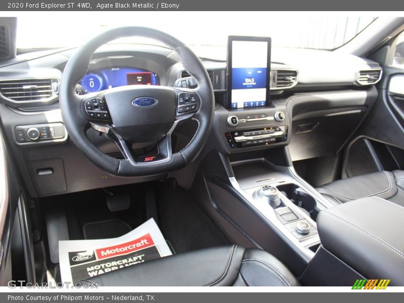  2020 Explorer ST 4WD Ebony Interior