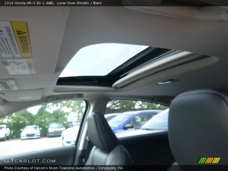 Lunar Silver Metallic / Black 2019 Honda HR-V EX-L AWD