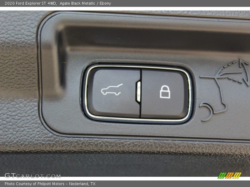Agate Black Metallic / Ebony 2020 Ford Explorer ST 4WD