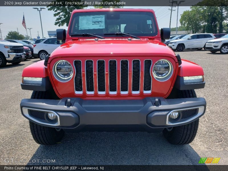 Firecracker Red / Black/Dark Saddle 2020 Jeep Gladiator Overland 4x4