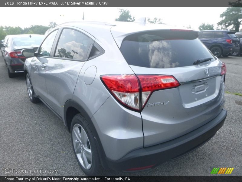 Lunar Silver Metallic / Gray 2019 Honda HR-V EX-L AWD