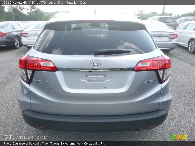 Lunar Silver Metallic / Gray 2019 Honda HR-V EX-L AWD