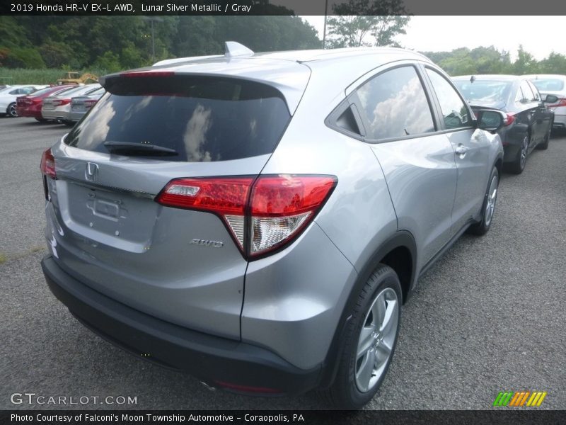 Lunar Silver Metallic / Gray 2019 Honda HR-V EX-L AWD