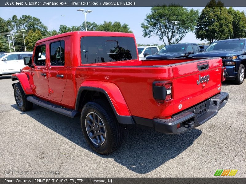Firecracker Red / Black/Dark Saddle 2020 Jeep Gladiator Overland 4x4