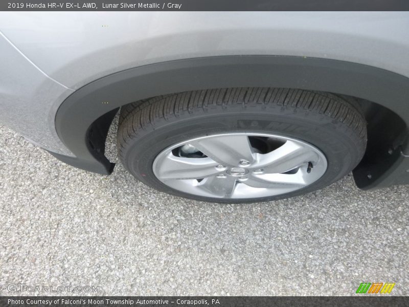 Lunar Silver Metallic / Gray 2019 Honda HR-V EX-L AWD